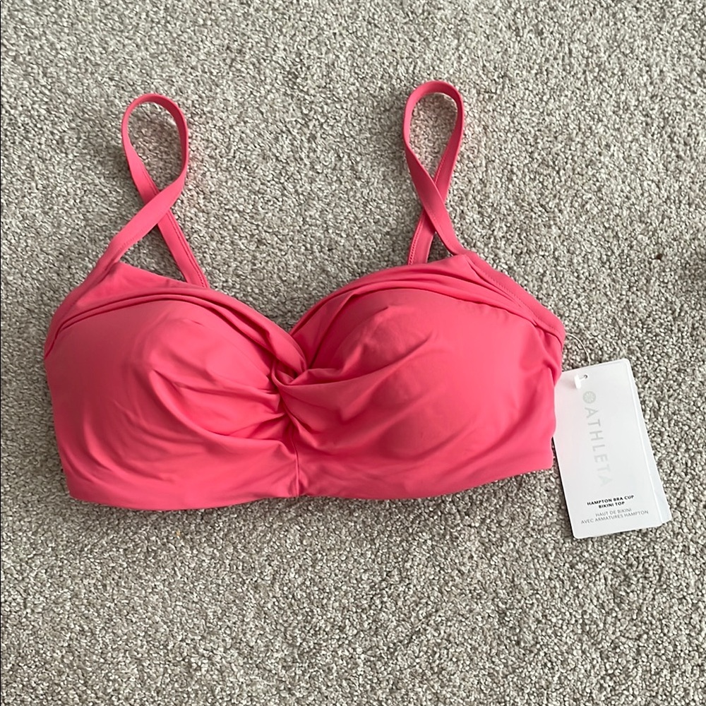 Athleta Coral Bikini Top
